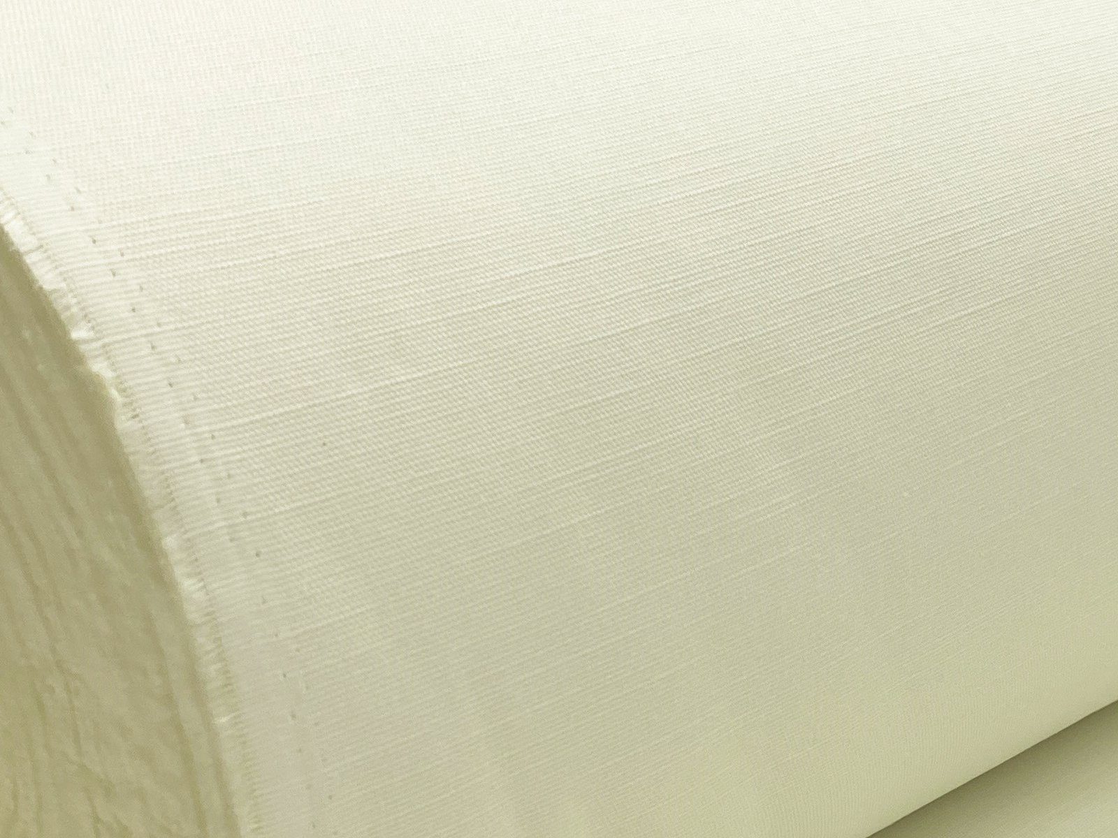 beties Stoff Reststoffe Meterware, Farbenspiel 100% Baumwolle Halbpanama mit Slups (elfenbein)