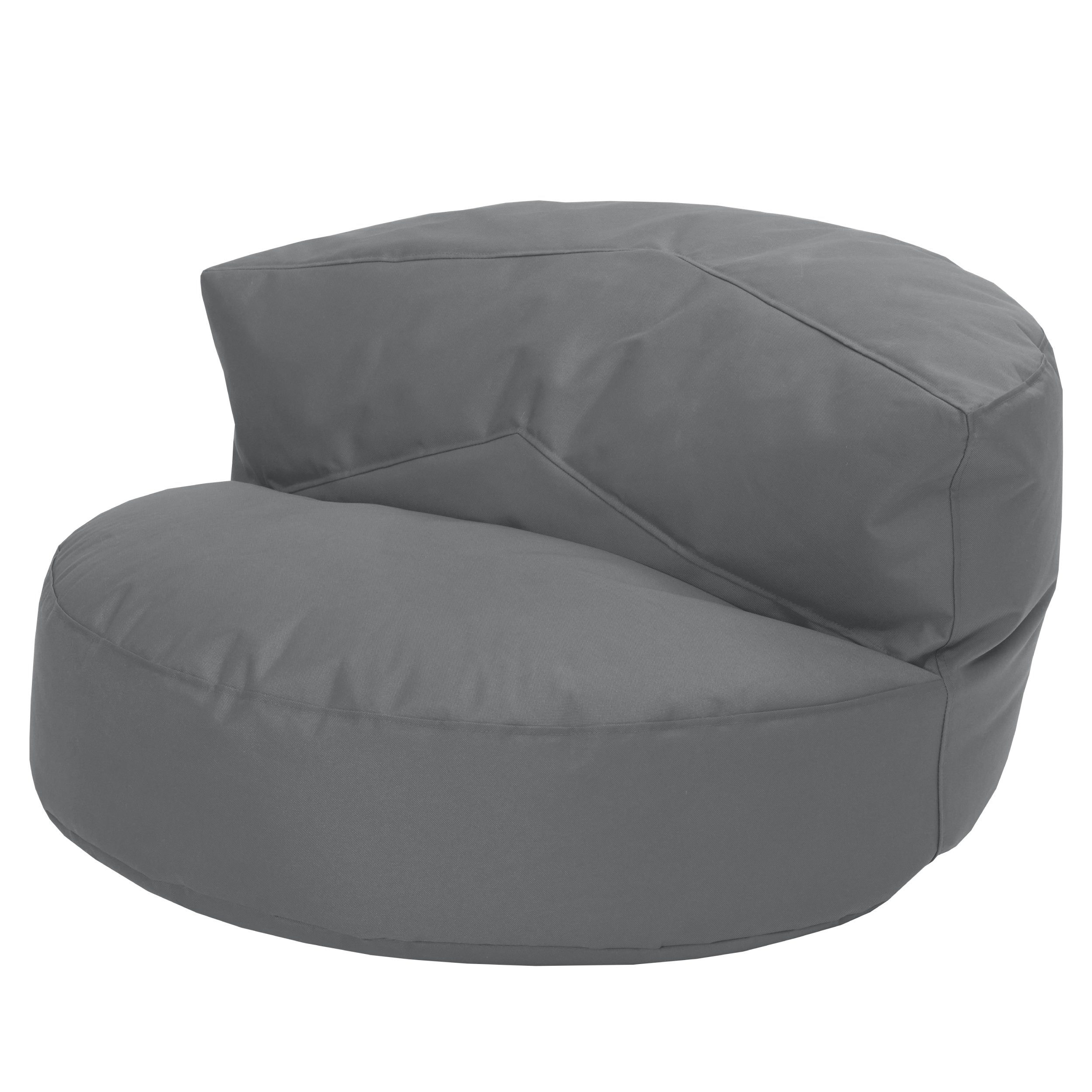 Indoor & Grau Green Perlen Sitzmöglichkeit Bean (mit & abwaschbarer Rückenlehne Couch Sofa Gartenliege Sitzsack Outdoor Füllung mit Rückenlehne, wasserabweisender Bezug), mit EPS