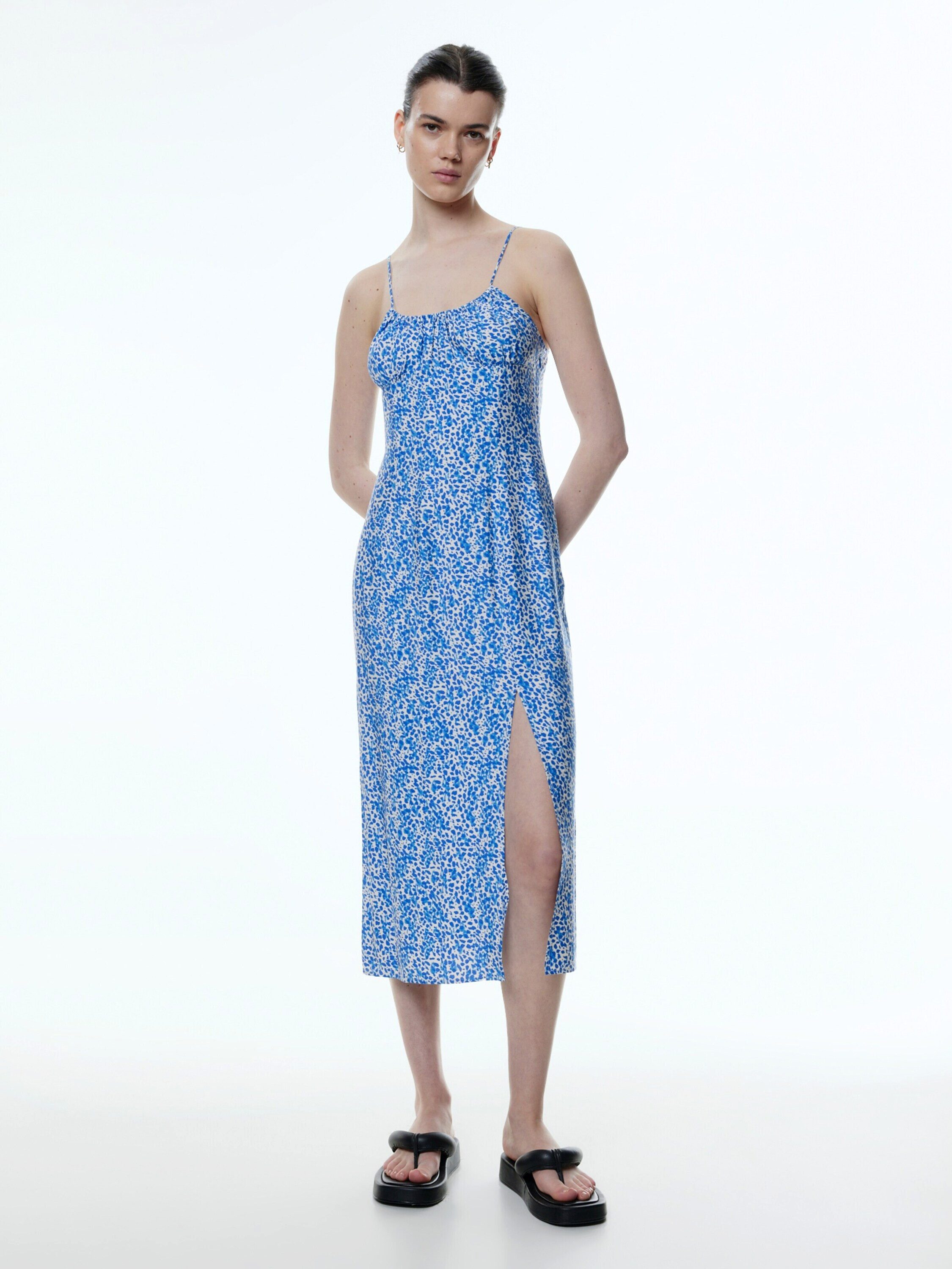 EDITED Sommerkleid Maleen (1-tlg) Drapiert/gerafft