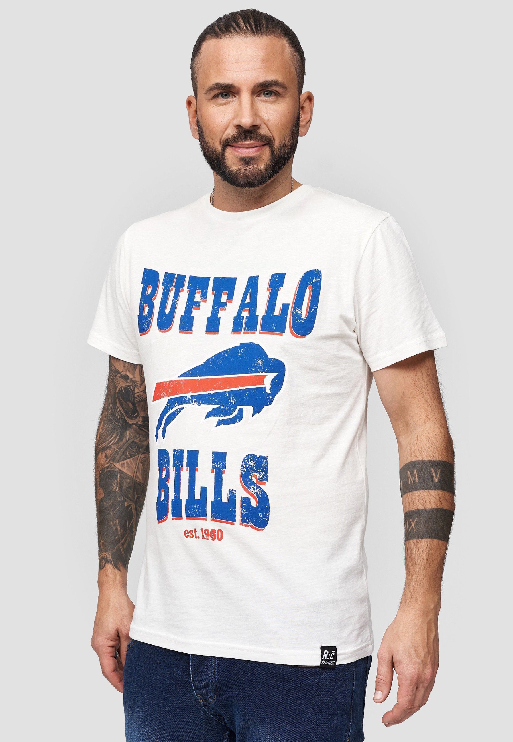 Recovered T-Shirt NFL Bills zertifizierte Bio-Baumwolle GOTS
