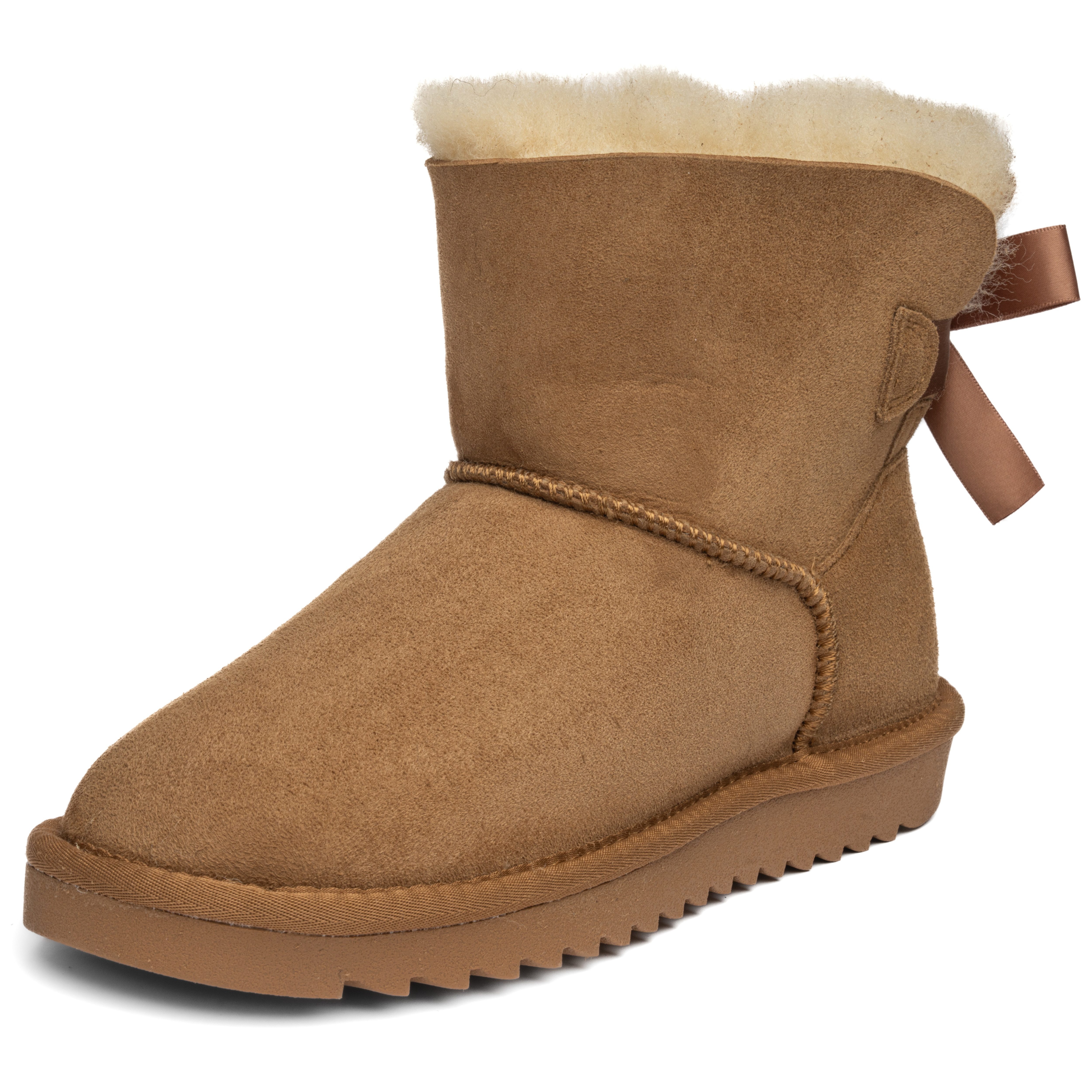 Ara ALASKA Winterboots Winterstiefelette, Schlupfboots, Schleife an der Ferse, in Weite H