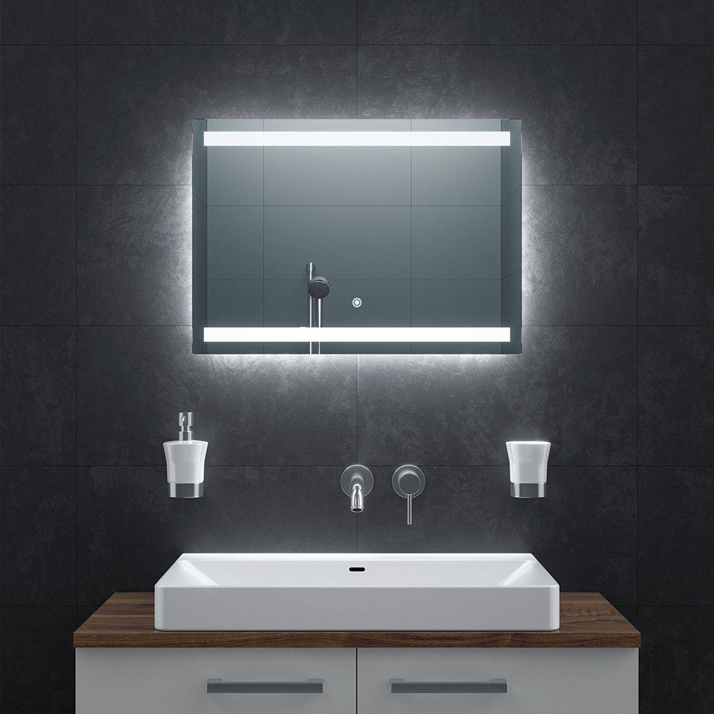 Bringer Badspiegel BRS106, Badezimmerspiegel mit Anti-Beschlag und Speicher günstig online kaufen