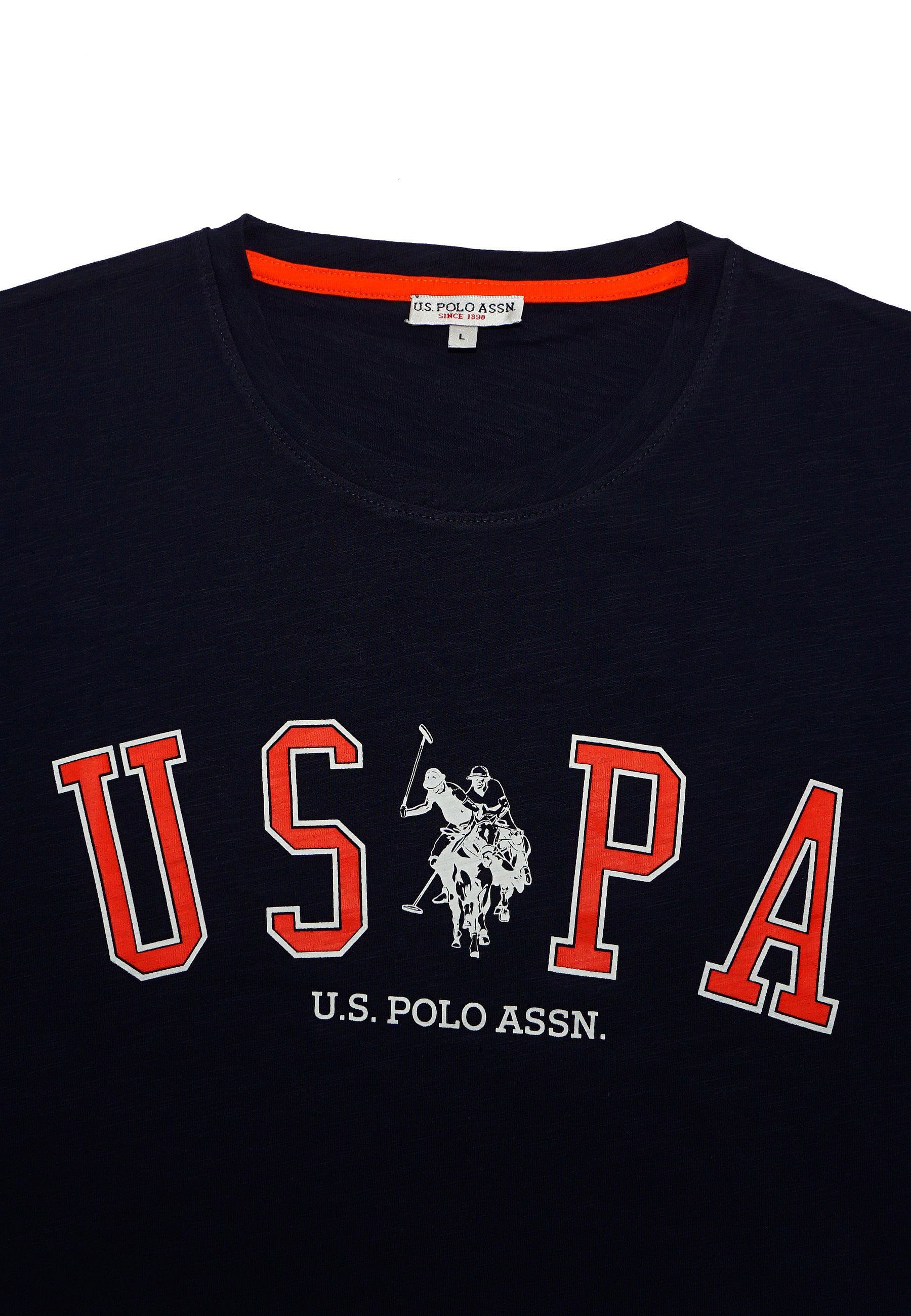Emer T-Shirt Assn dunkelblau T-Shirt Polo U.S. Shirt
