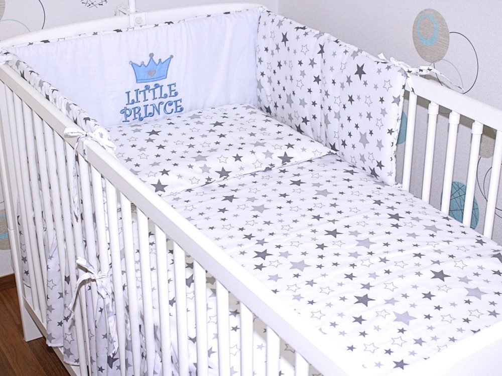 Primawela Bettnestchen Nestchen mit Applikation 180 190 cm Baby Bett Kinder Nest Kopfschutz