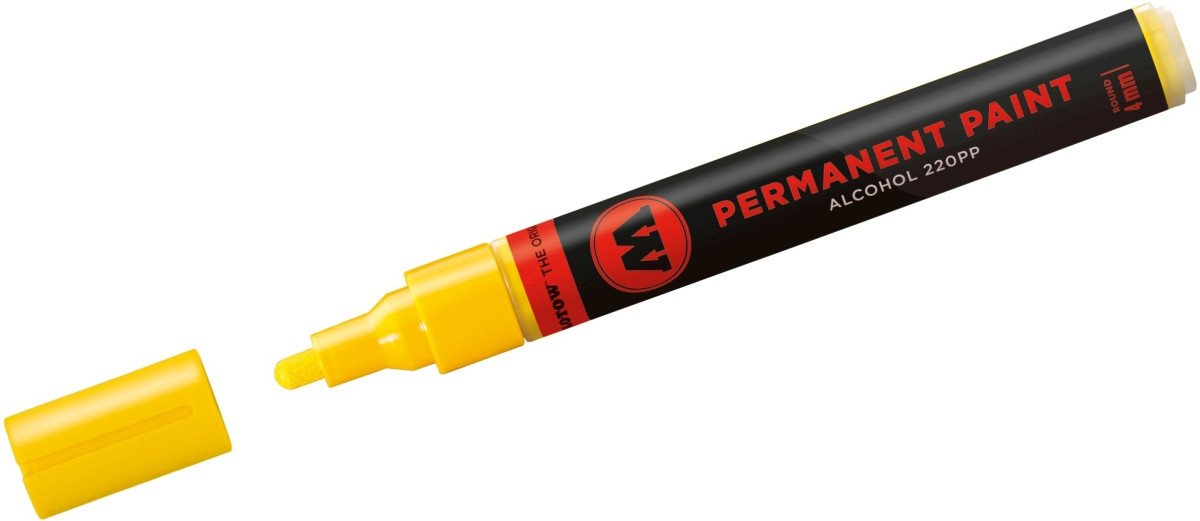 Thumbnail - MOLOTOW Permanentmarker Marker 220PP nachfüllbar 4mm zinkgelb.