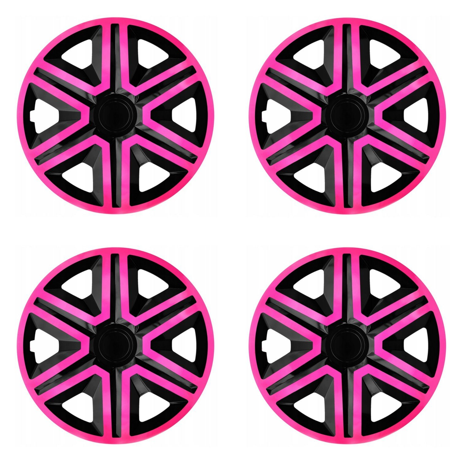 NRM Radkappen Action Doublecolor, 15 in Zoll, (4-St) 15" Radkappen Komplettset Radzierblenden 4 Stück