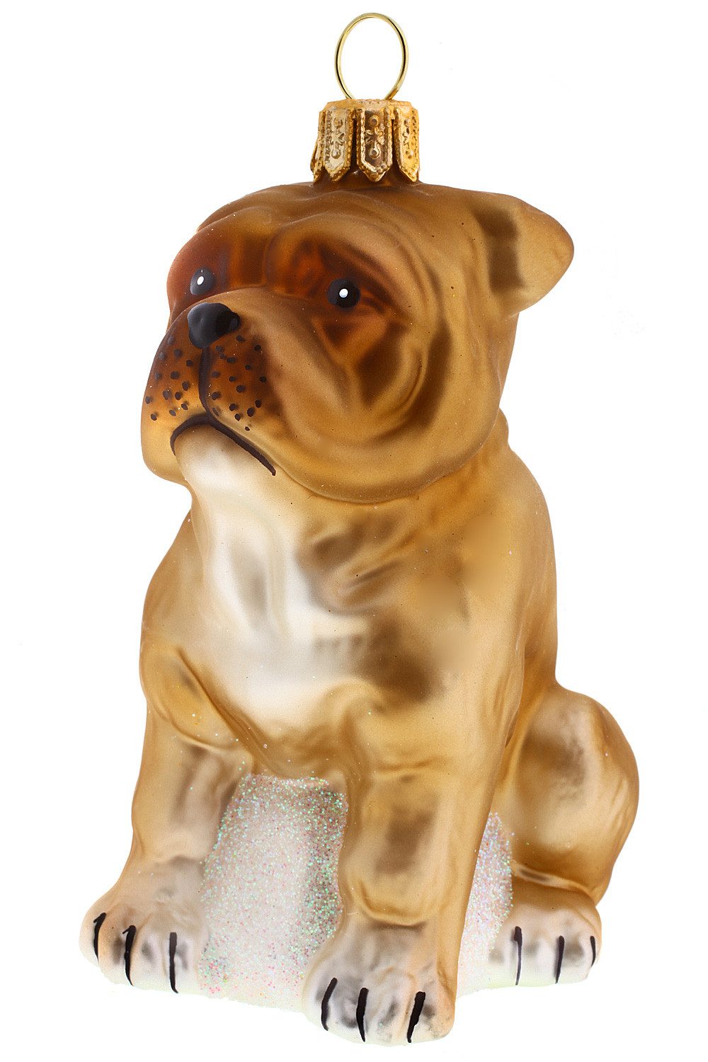 Hamburger Weihnachtskontor Christbaumschmuck Boxer, Dekohänger - mundgeblas günstig online kaufen