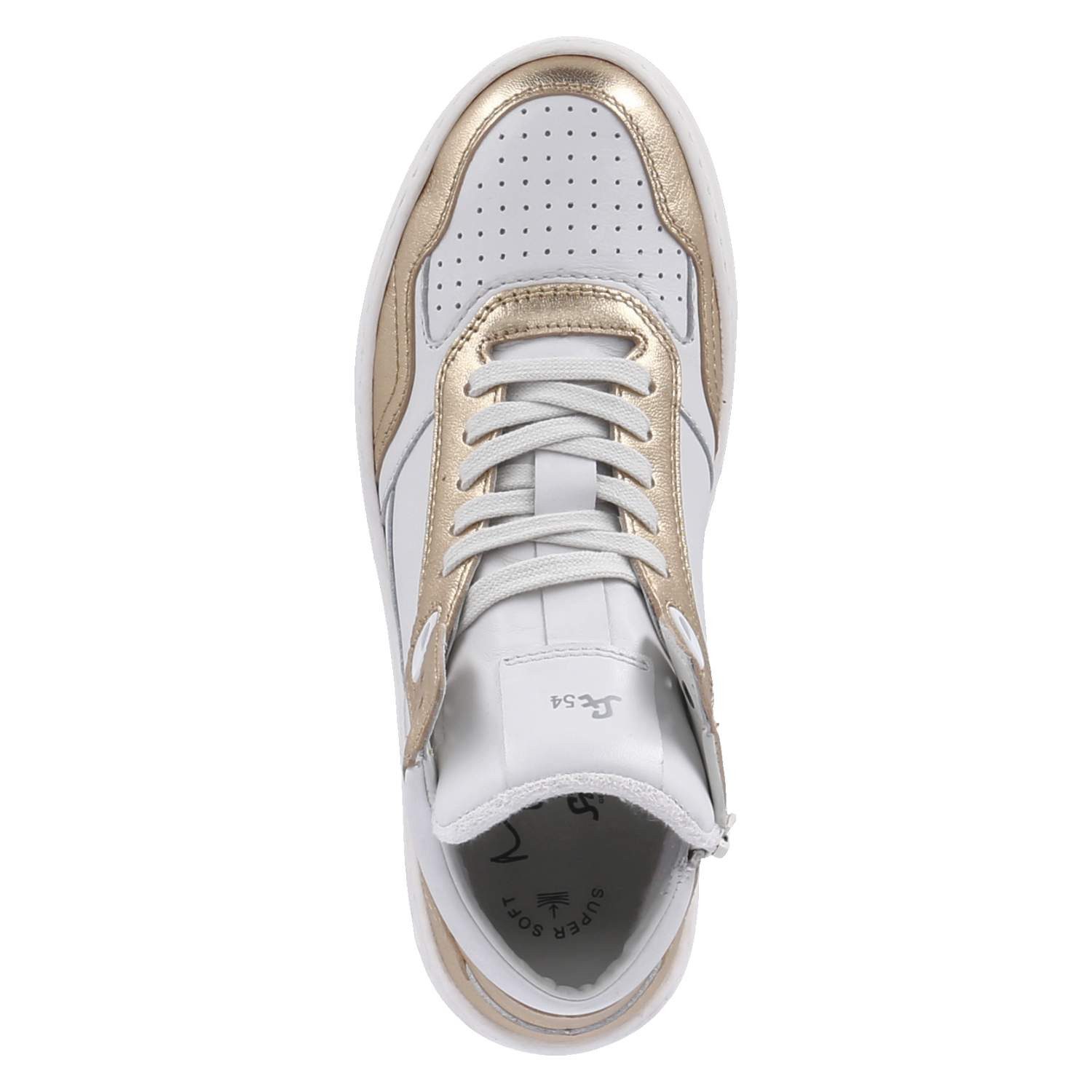 SIOUX Maite x Sioux-Sneaker, Farbauswahl: Weiß/Gold Sneaker