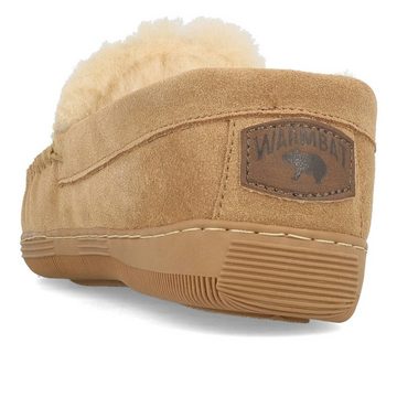 WARMBAT Warmbat Koala Women Suede Camel Plüsch Hausschuhe