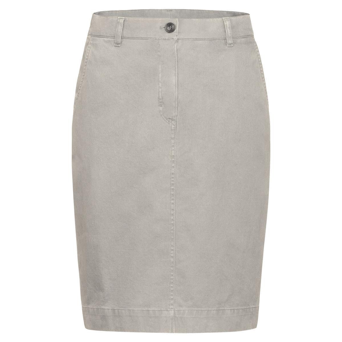 GREIFF Bleistiftrock Greiff Corporate CASUAL Damen Rock Regular-Fit Kitt 46 günstig online kaufen