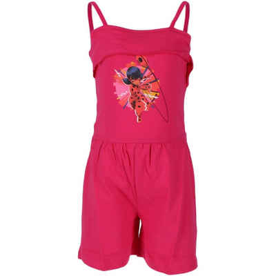 Miraculous - Ladybug Jumpsuit »Kinder Mädchen Anzug« Gr. 98 bis 128, 100% Baumwolle