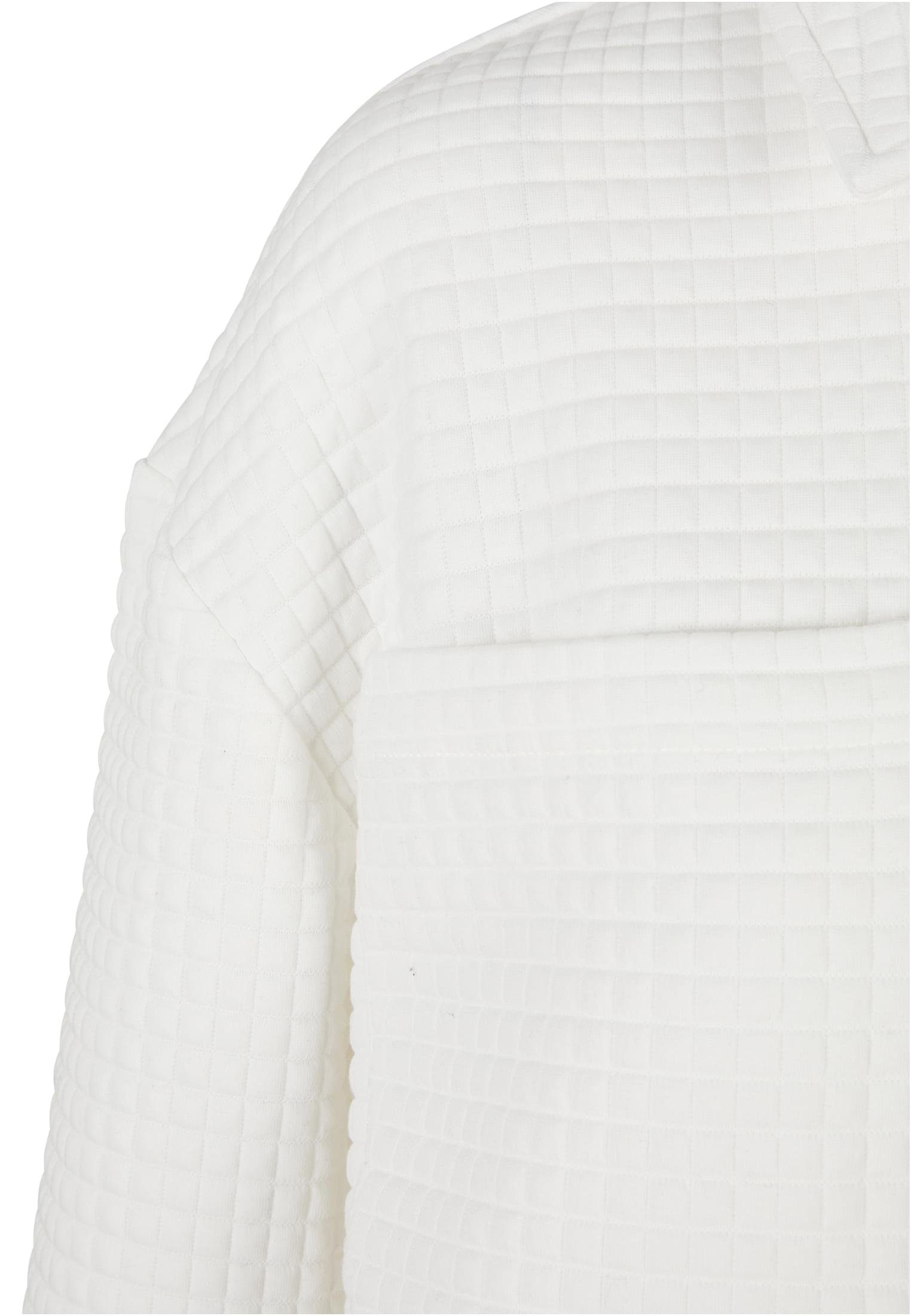 white Sweat URBAN Quilted Overshirt Ladies (1-tlg) Damen Sweatjacke CLASSICS
