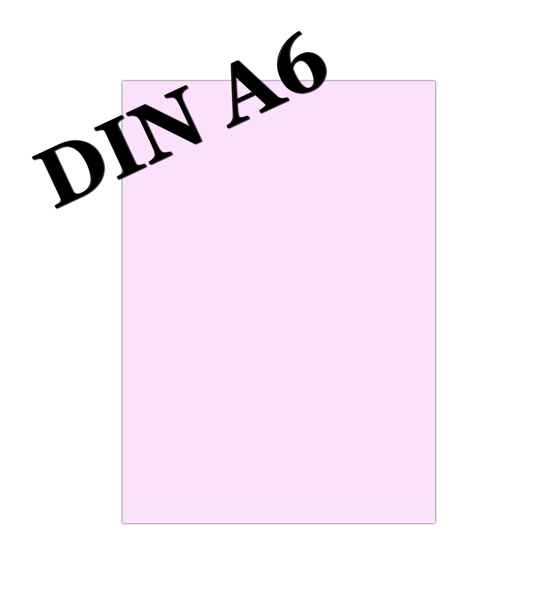 LYSCO Briefpapier farbige Premium Briefbogen Caribic, Farbe Flieder (CAR-806), Schreibpapier Lila- Formate DIN A3, A4, A5, A6, DIN lang