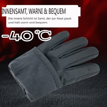 MAEREX Skihandschuhe Winter Handschuhe Touchscreen Wasserdicht Anti-Rutsch bis -40℃