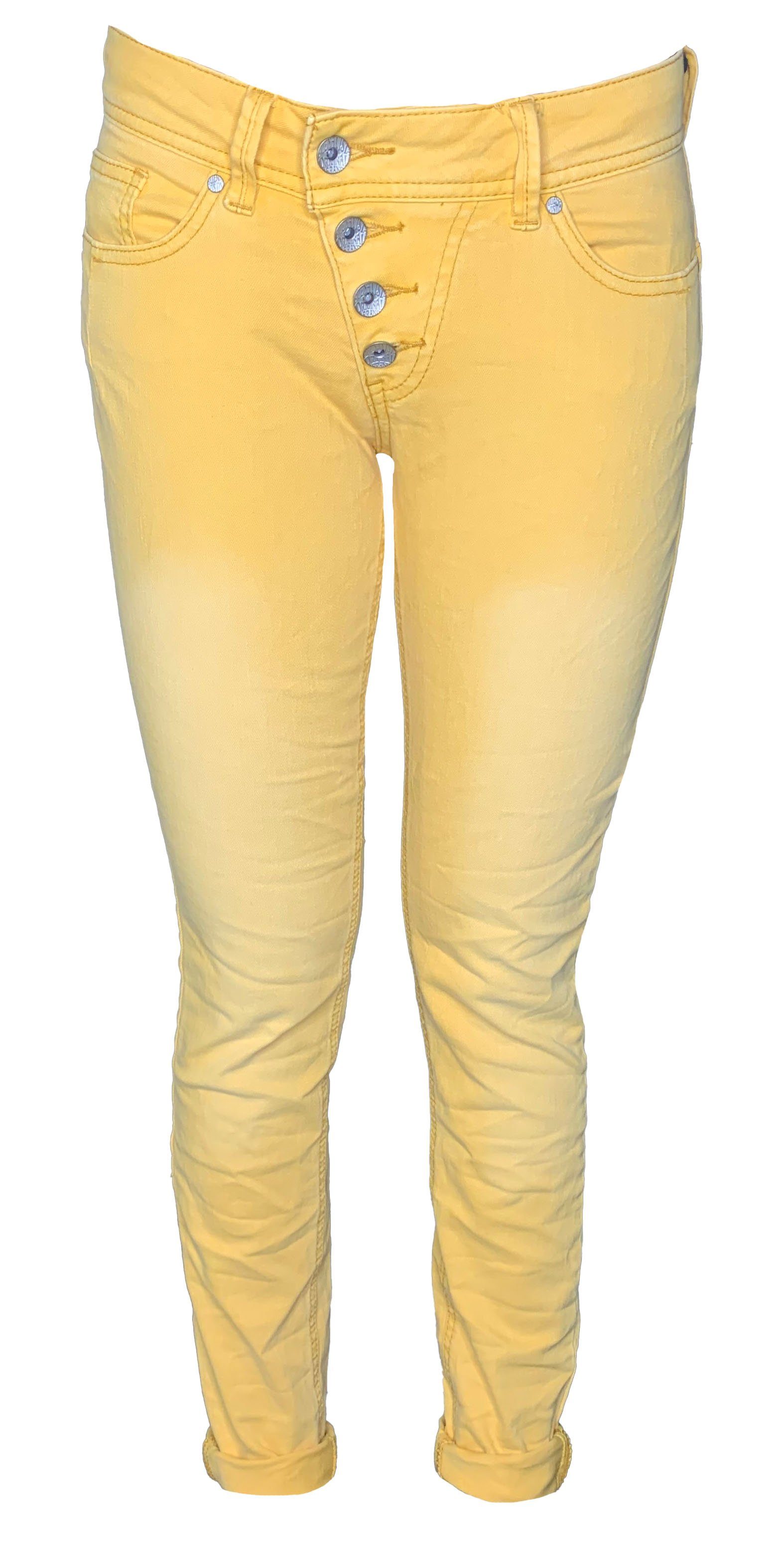 Buena Vista 5-Pocket-Jeans »Malibu Stretch Twill ocker gelb« online kaufen  | OTTO