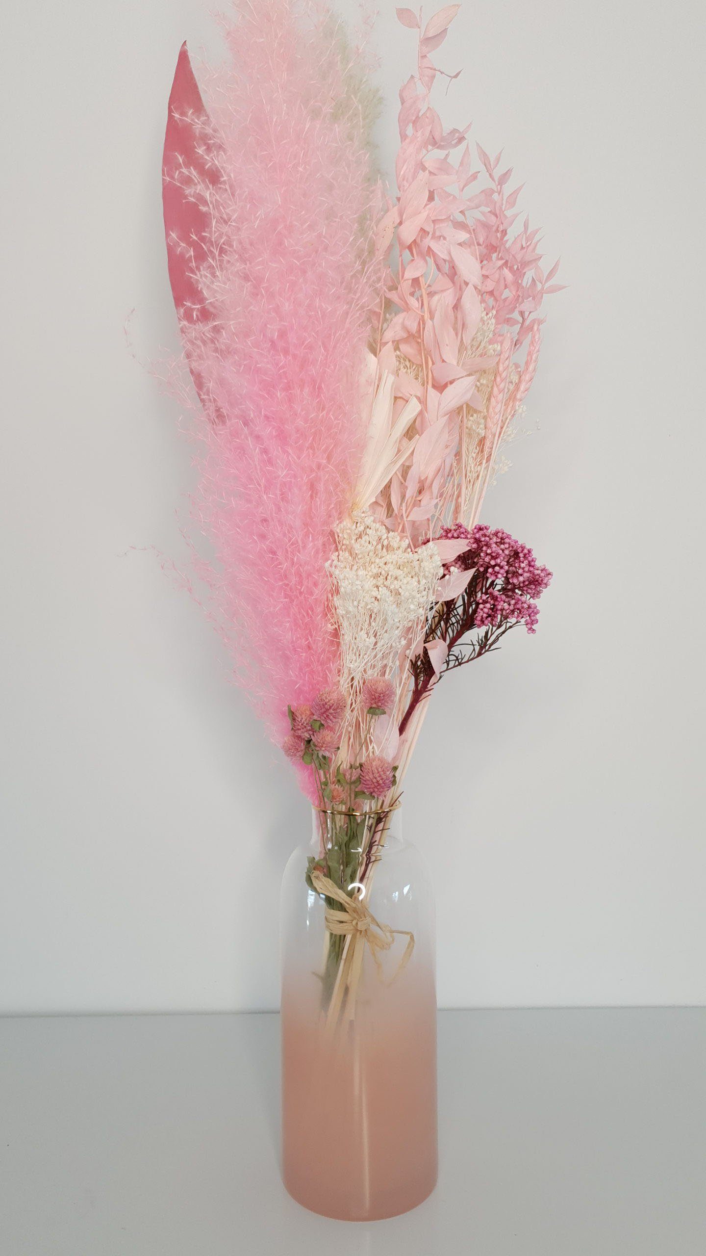Trockenblume »Pimp my pink«, freundin Home Collection, Höhe 80 cm, Blumenstrauß-HomeTrends