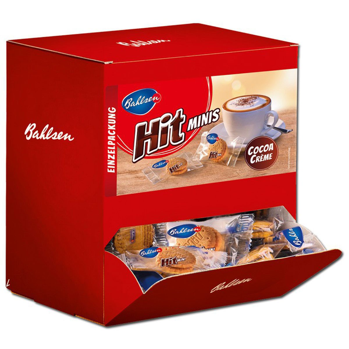 LEIBNIZ Kekse, Bahlsen Hit Minis Portionspackung Doppelkeks Kakaocreme-Füllung 975g
