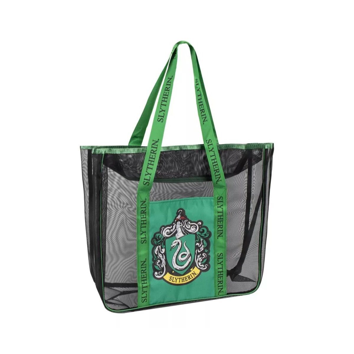 Harry Potter Einkaufsshopper Harry Potter Slytherin Premium durchsichtige Strandtasche