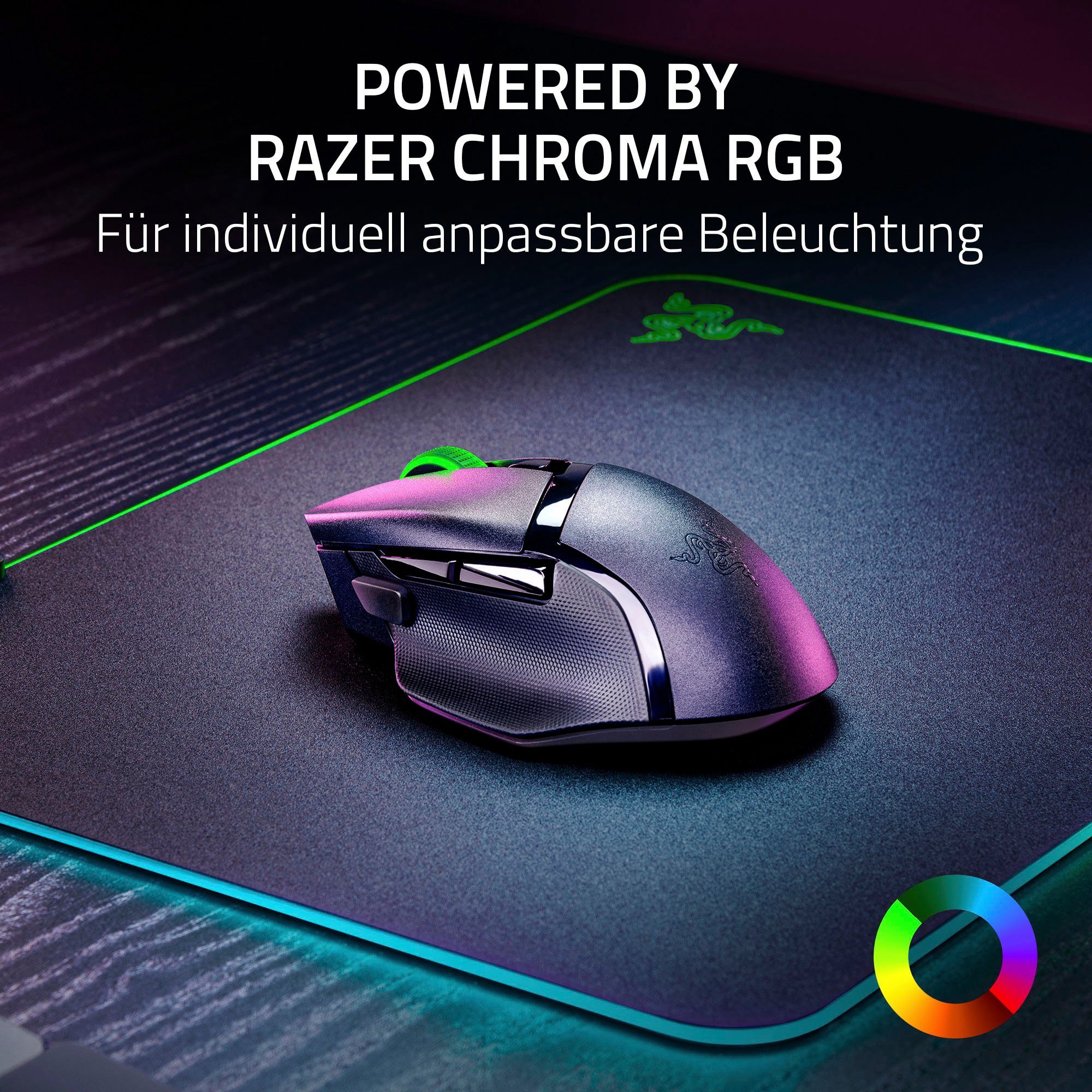 RAZER Basilisk V3 X HyperSpeed Gaming-Maus (Bluetooth, USB)