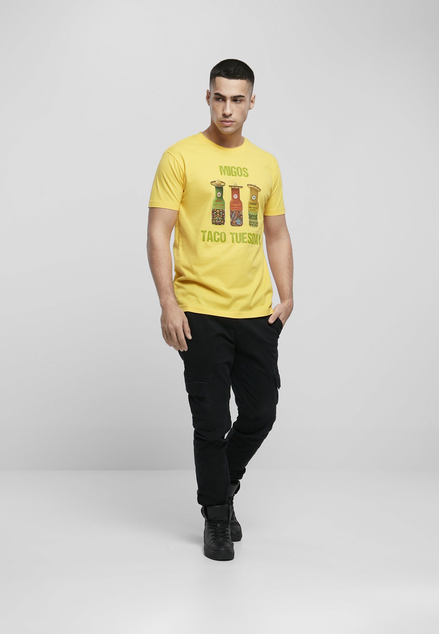 Mister Tee MisterTee Kurzarmshirt Herren Taco (1-tlg) Tee Tuesday Migos