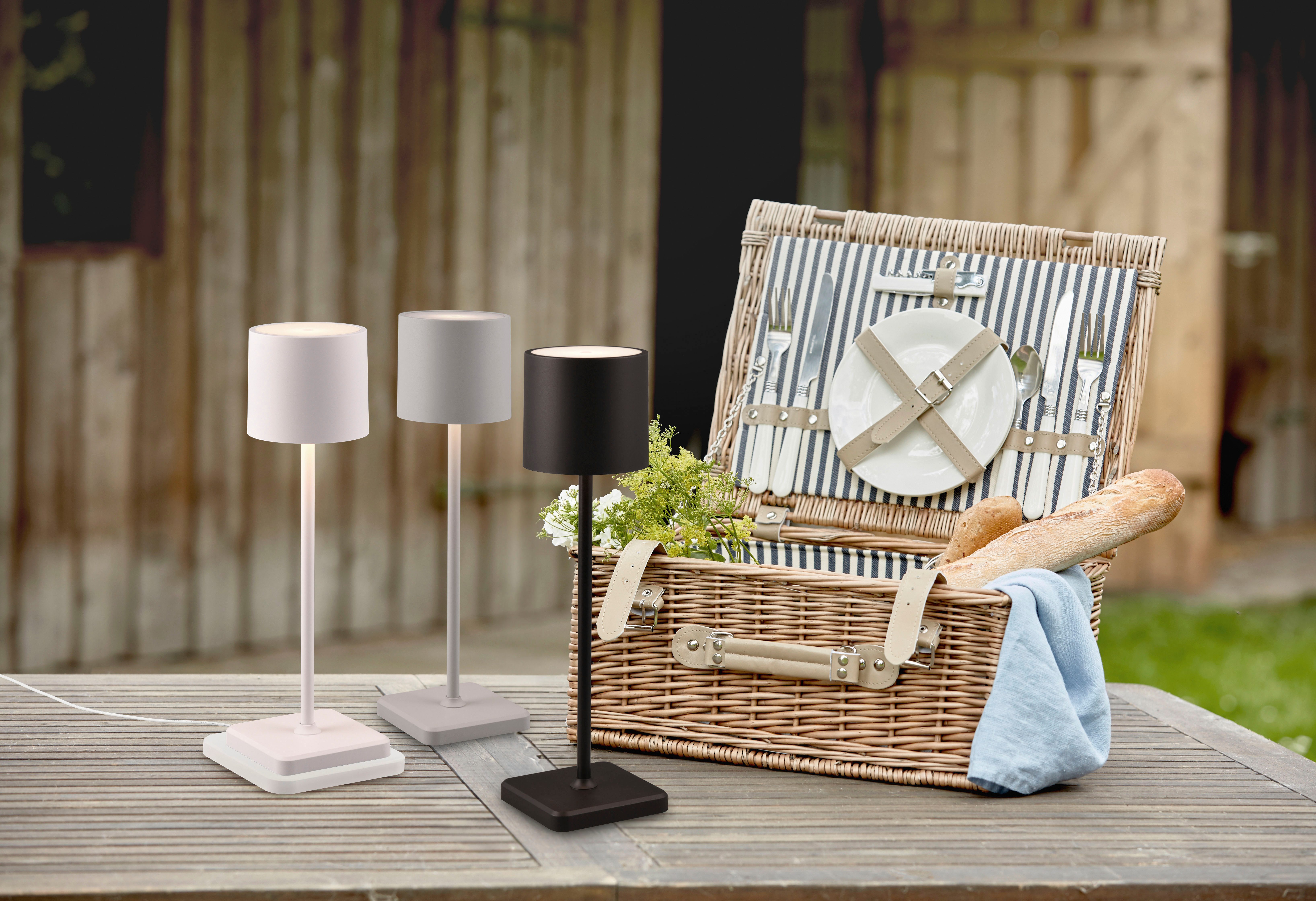 Reality Leuchten LED Außen-Tischleuchte Fernandez, Dimmfunktion, günstig online kaufen