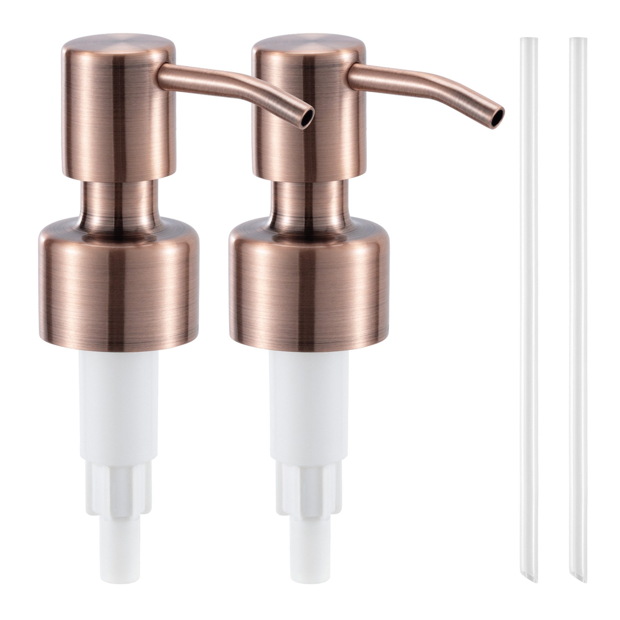 Navaris Dekoobjekt 2er Set Seifenspender Aufsatz aus Edelstahl 2er Pack Pum günstig online kaufen