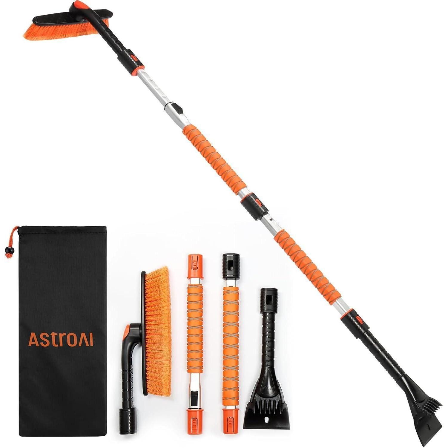 LuxusKollektion Eiskratzer Eiskratzer Auto 3in1 mit Besen 158CM Schneebesen Eisschaber