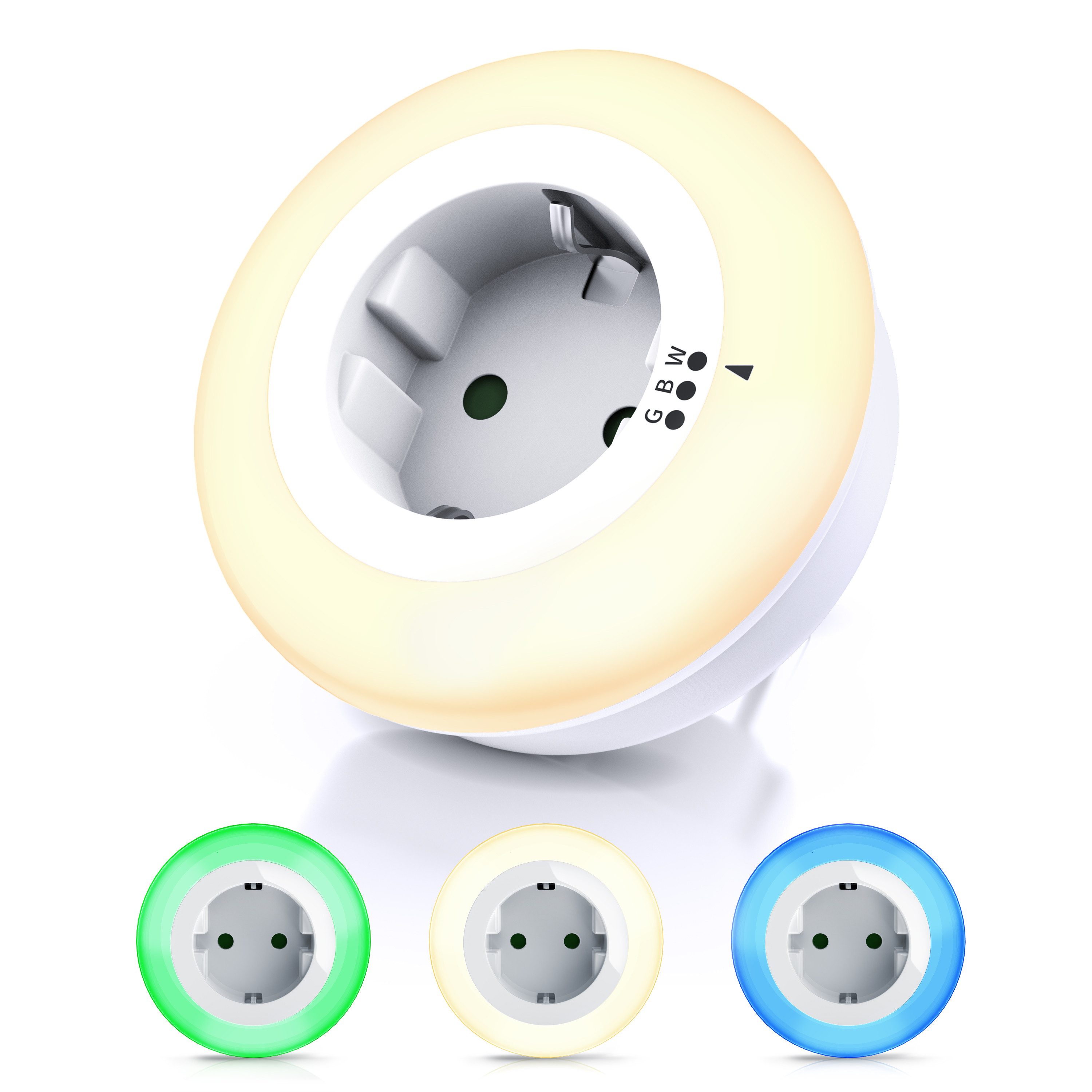 Brandson LED Nachtlicht Nacht & Orientierungslicht mit Steckdose, Helligkei günstig online kaufen