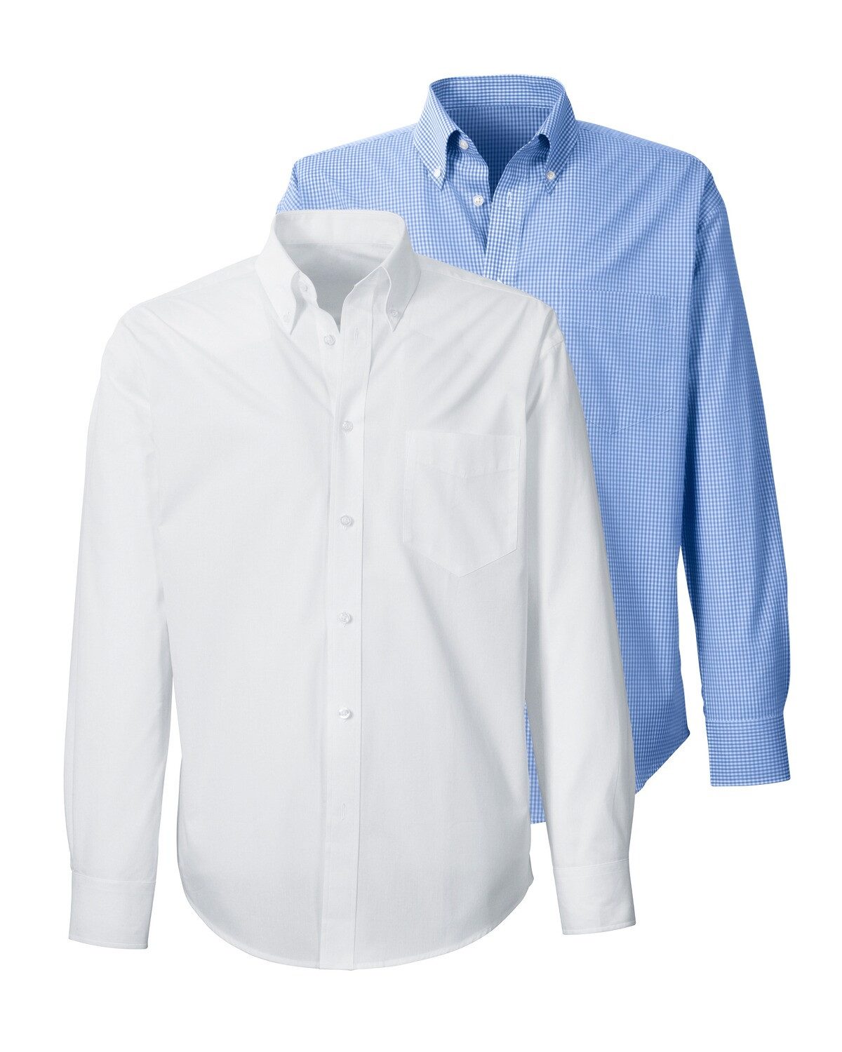 Highmoor Langarmhemd Hemden-Doppelpack