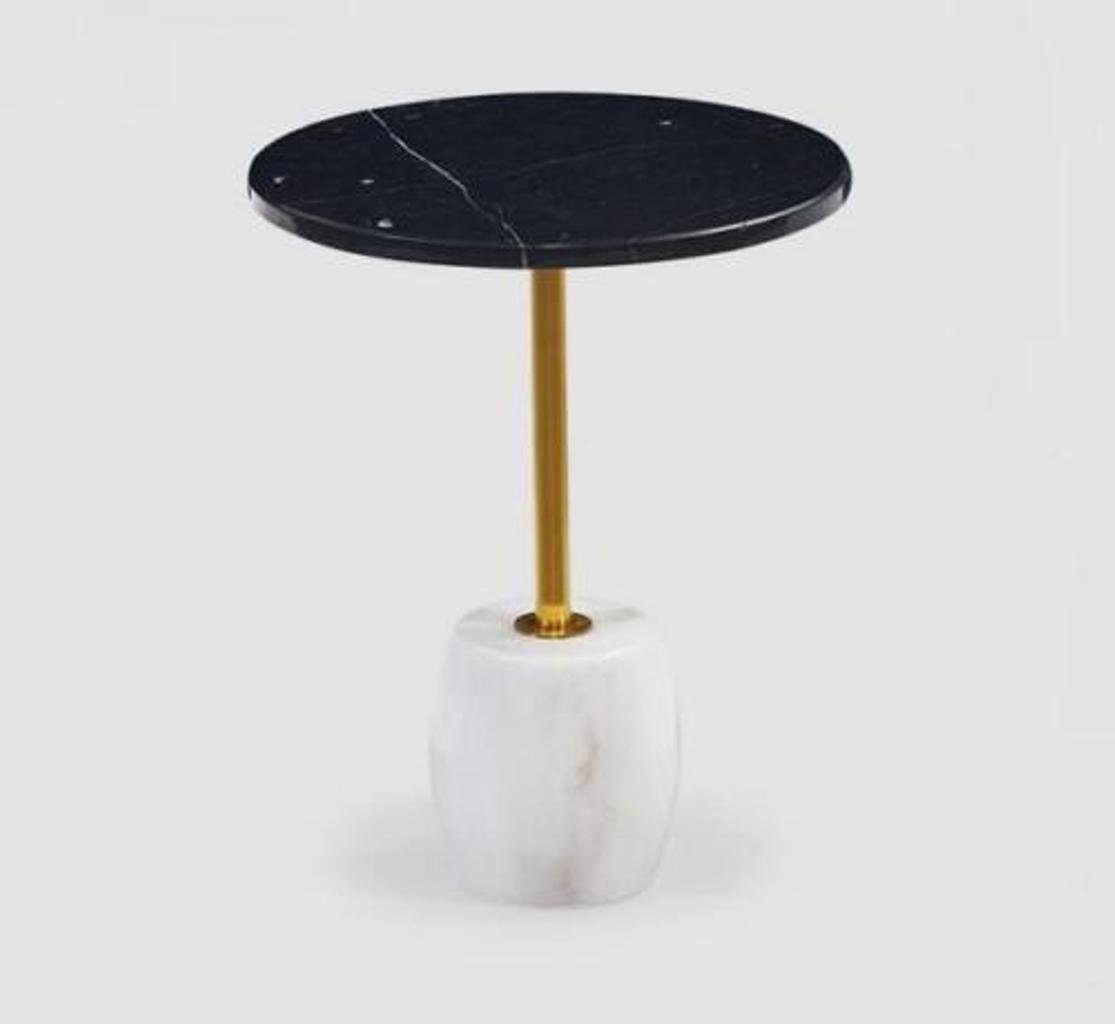 JVmoebel Beistelltisch Luxuriöser Marmor Tisch Wohnzimmer Möbel Rundes Couchtisch Stil (1-St., 1x nur Beistelltisch), Made in Europa