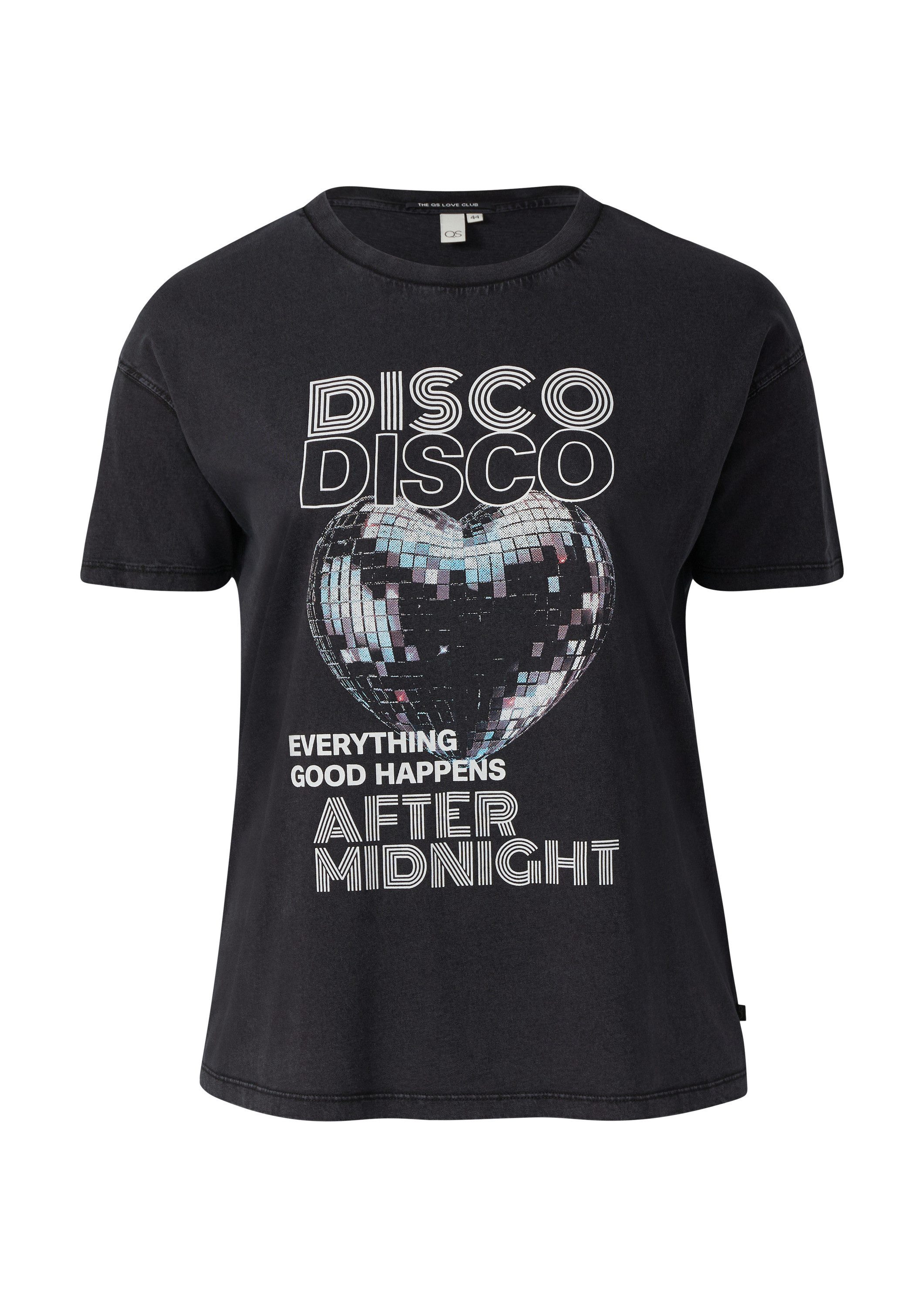 QS Kurzarmshirt T-Shirt T-Shirt mit Print günstig online kaufen