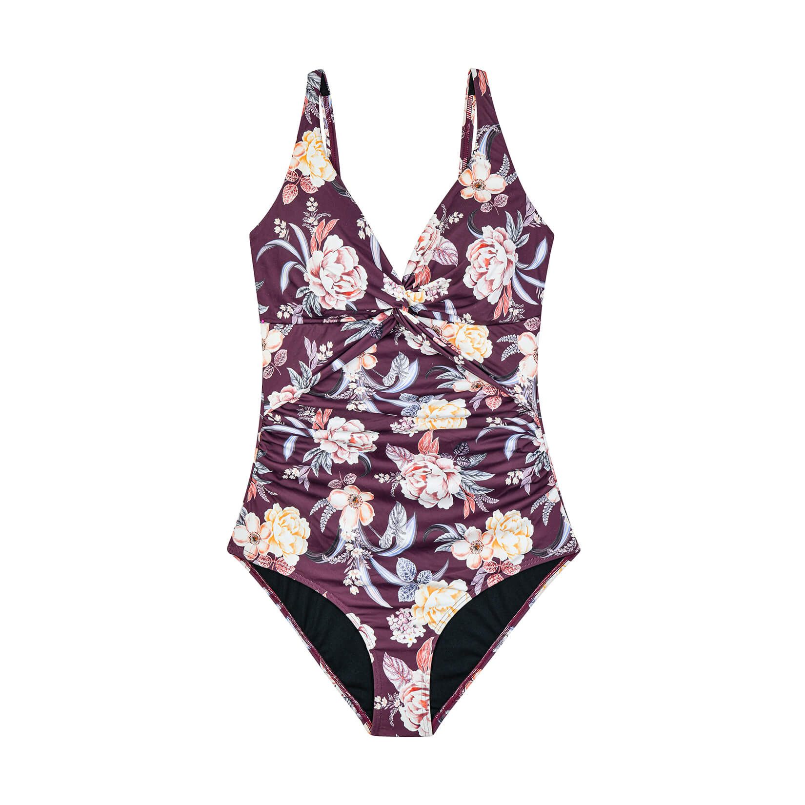 COFI 1453 Badeanzug Eleganter Floral Shaping-Badeanzug günstig online kaufen