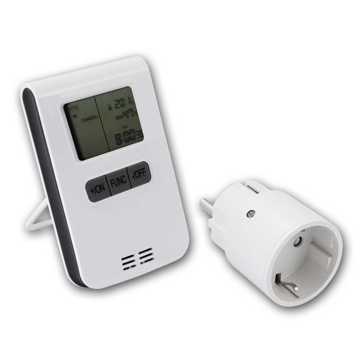 McPower Thermostat-Empfänger Funk-Thermoschalter Set für "COMFORT" max 2300W