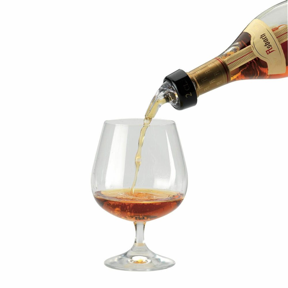 WESTMARK Flaschenausgießer Dosierung Pro Ausguss: 2 cl, Dosier/Maß-Ausgießer, Auto-Pour, Made in Germany, BPA-frei, lebensmittelecht, flexibel
