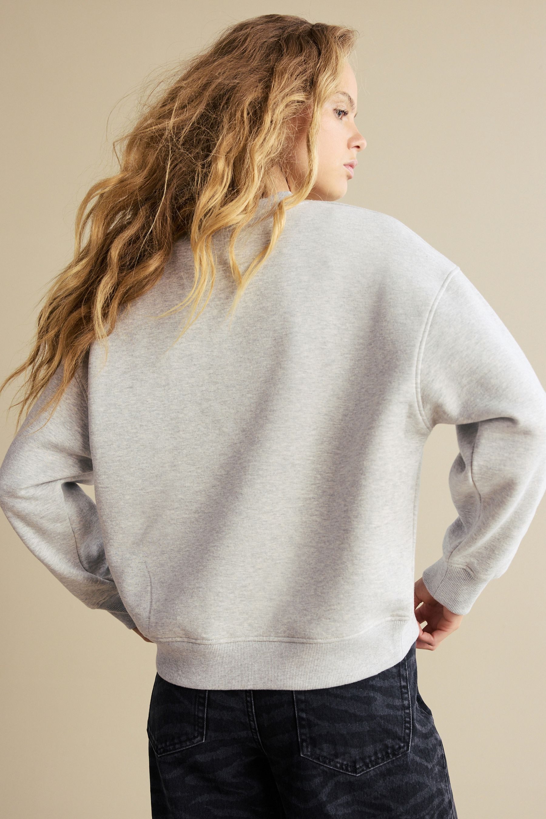 Next Sweatshirt Moderner Rundhalspullover (1-tlg) günstig online kaufen