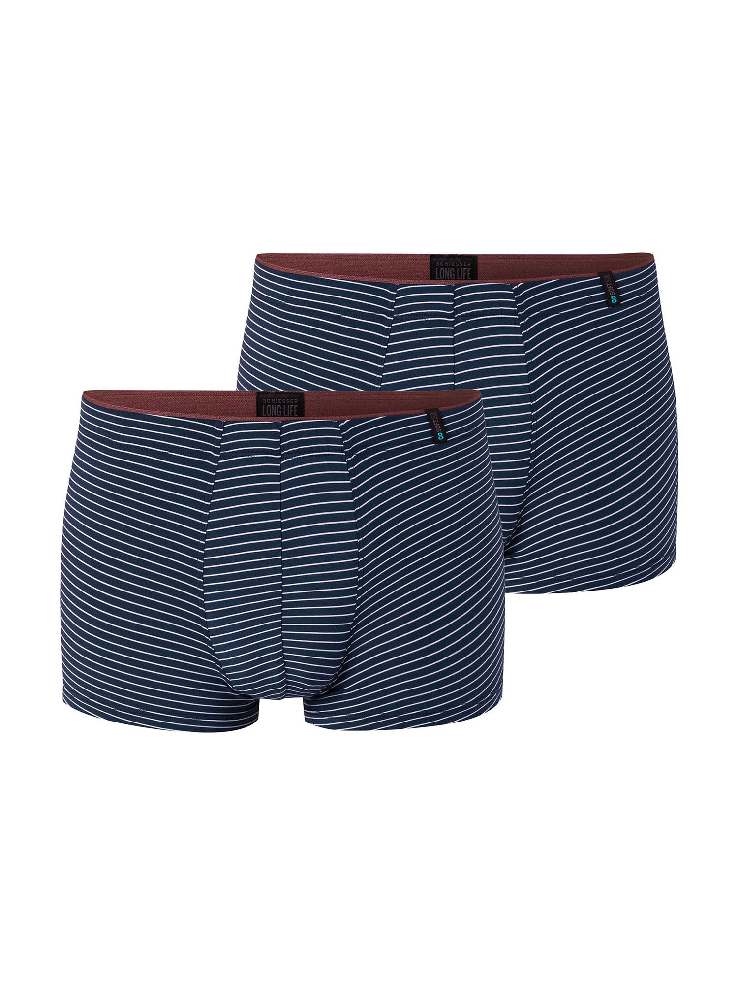 Schiesser Trunk Long Life Soft (2-St) Unterhose, Unterwäsche, Boxer Trunk