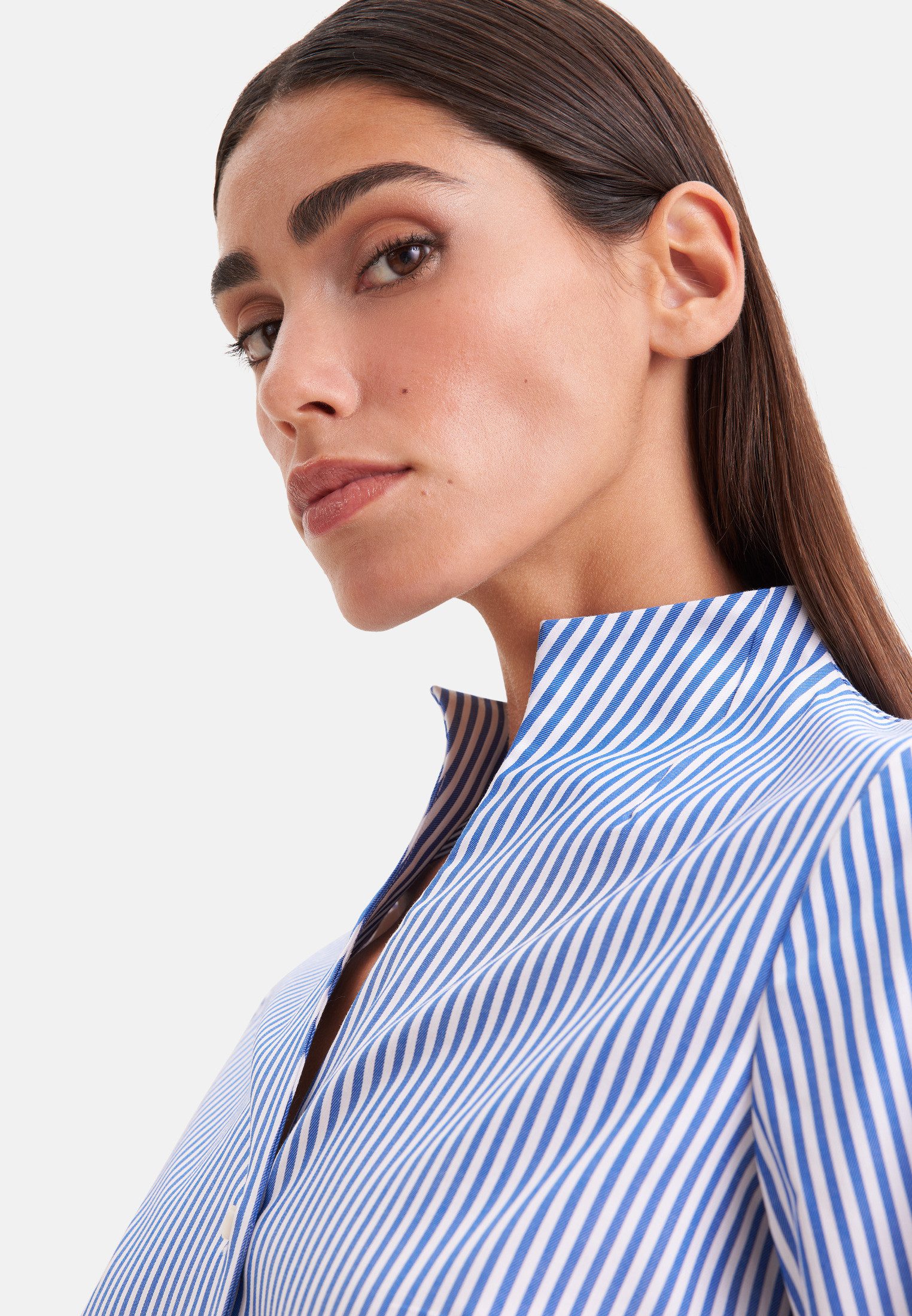 seidensticker Klassische Bluse 1/1 Stehkragen Gestreift – Bild 5 von 5