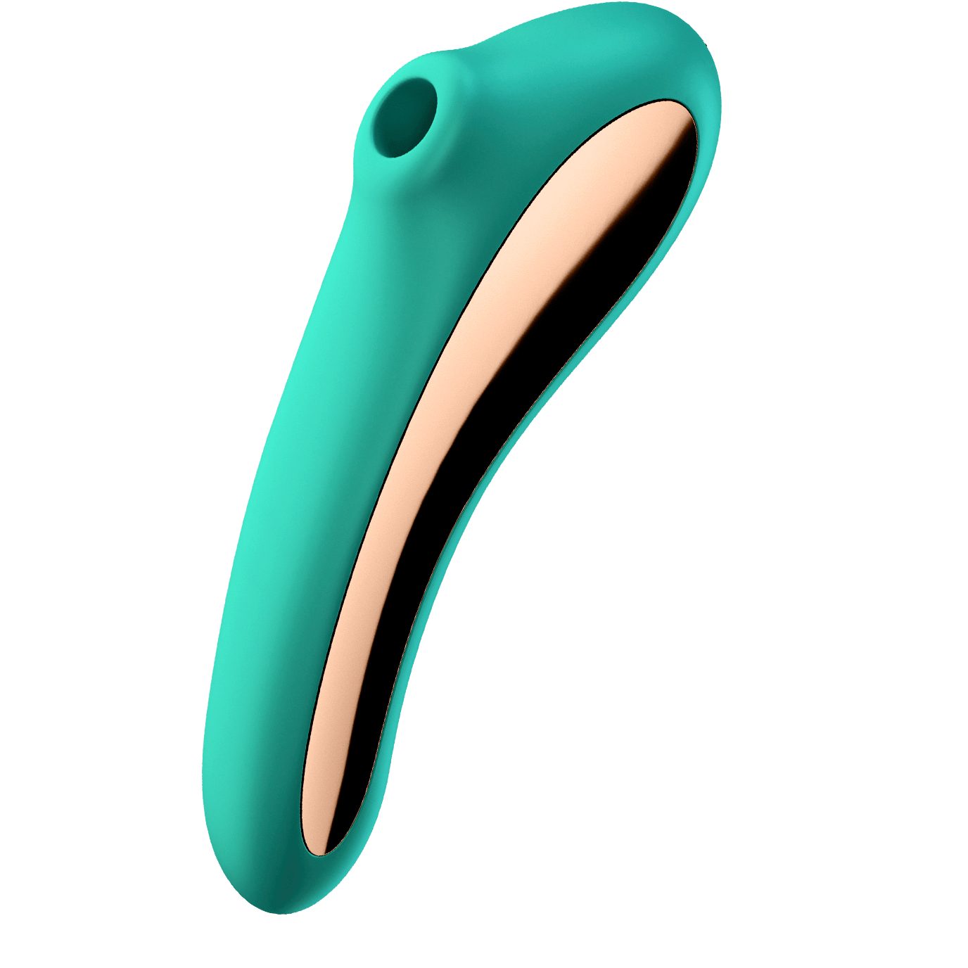 Satisfyer Klitoris-Stimulator Satisfyer 'Dual Kiss', 2:1 Vibrator + Druckwellentoy, wasserdicht grün