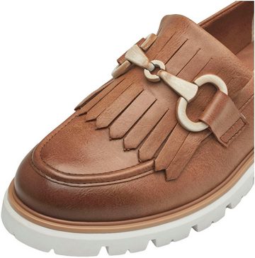 MARCO TOZZI Slipper Chunky Loafer, Slipper in veganer Verarbeitung