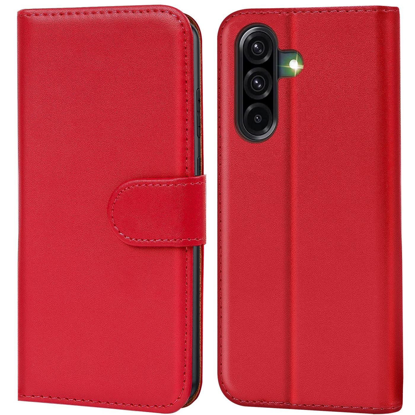 CoolGadget Handyhülle Wallet Klapp Tasche Book Case für Samsung Galaxy A56 5G, Hülle Klapphülle Flip Cover Etui Schutzhülle