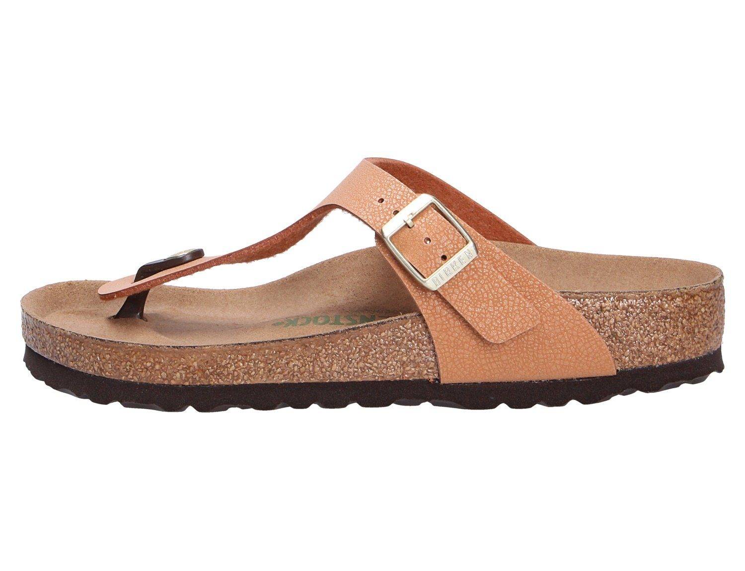 Modischer Birkenstock Pantolette Schnitt pecan