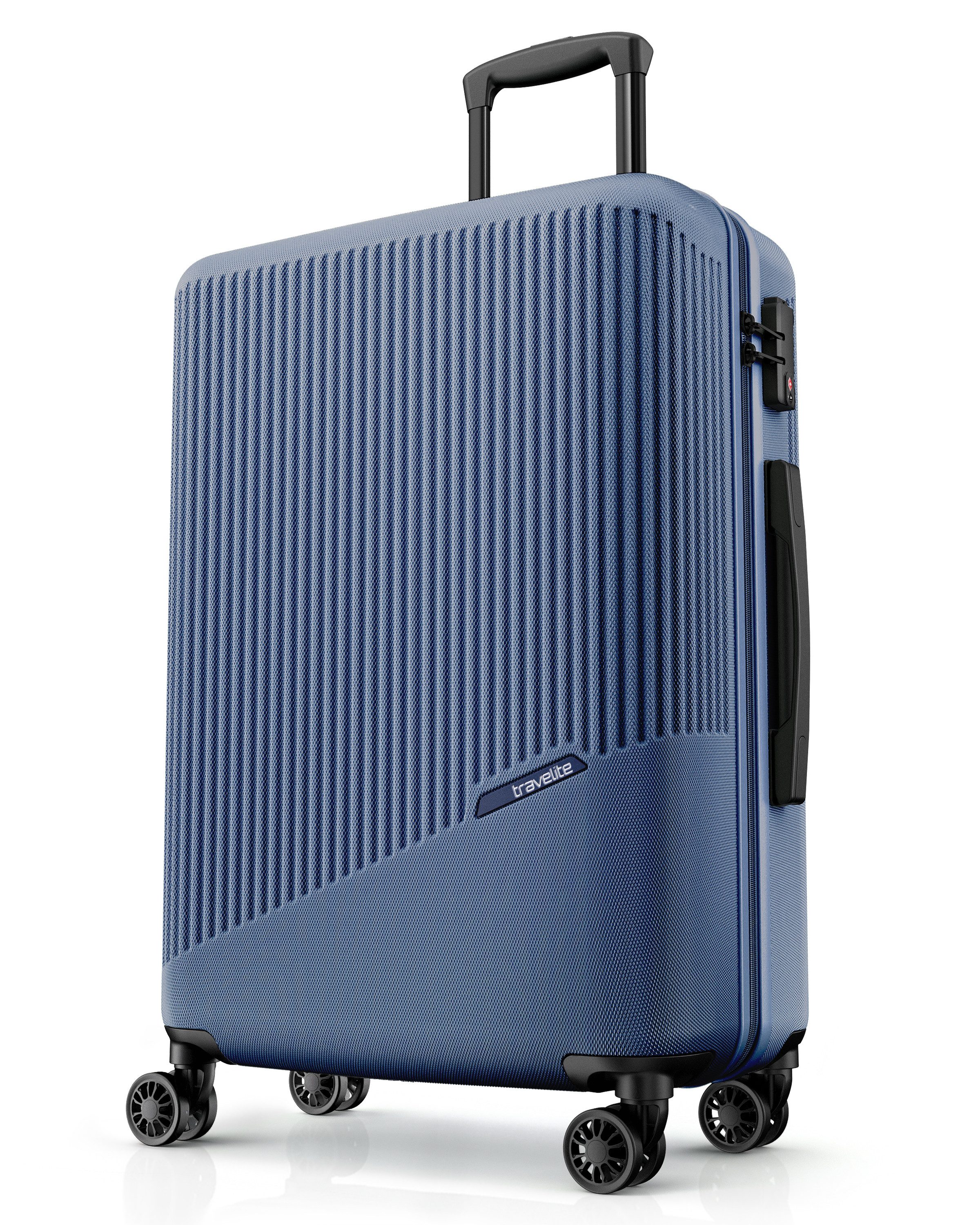 travelite Hartschalen-Trolley BALI Reisekoffer Hartschale, 4 Rollen, TSA-Schloss – robustes Reisegepäck