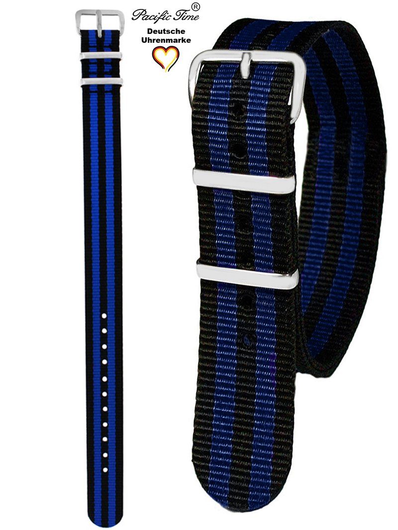 Pacific Time Uhrenarmband Wechselarmband Textil Nylon günstig online kaufen