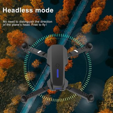 Battnot WiFi FPV RC Quadcopter, Schwerkraft Sensor, Flip mode Drohne (1080p HD, mit einer Taste One Taste Ruckkehr faltbar komplettset unter Anfänger)