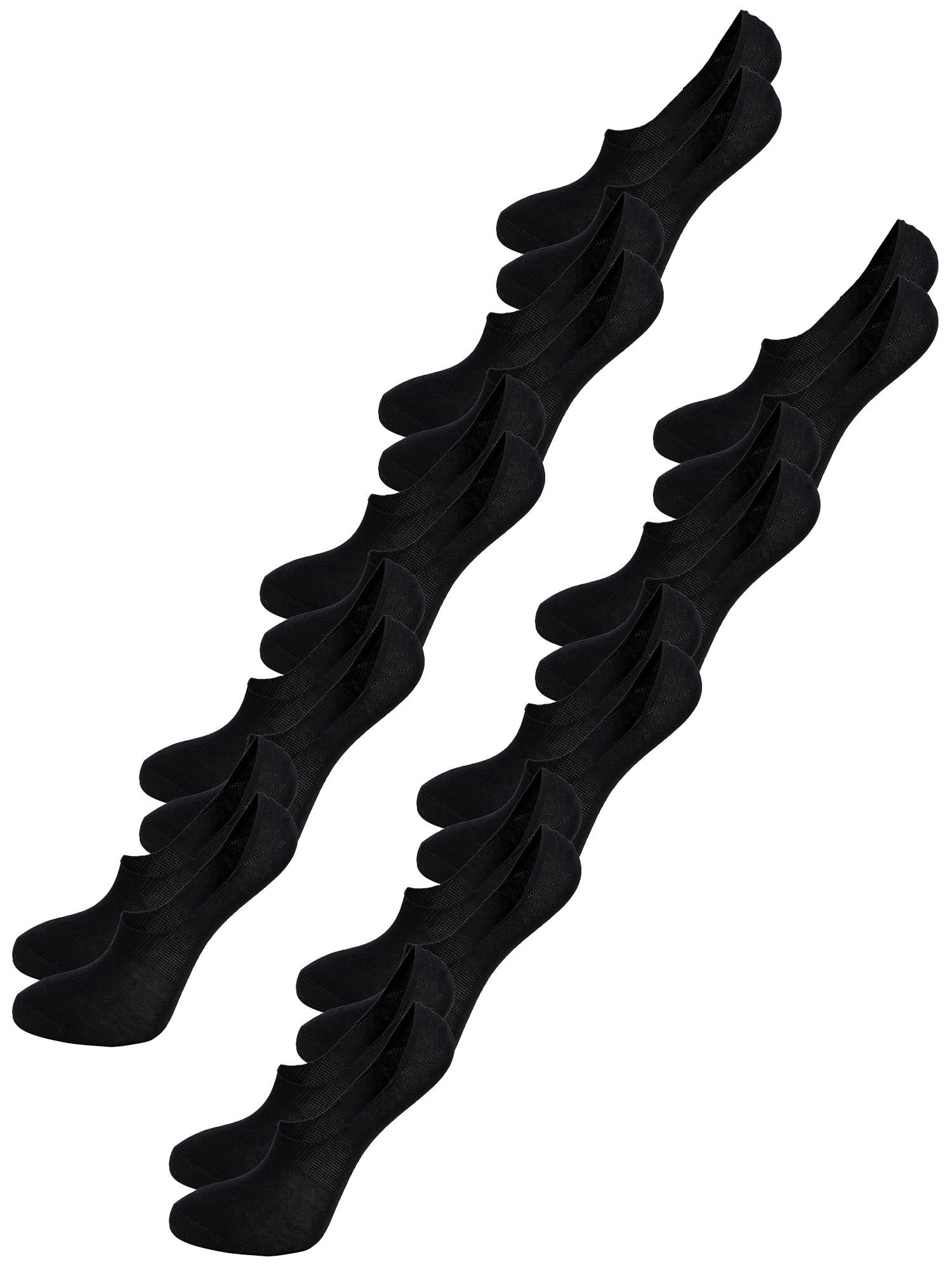 Tazzio Füßlinge 10er-Pack Herren Sneaker Socken A905 (Set, 10-Paar, 10 Paar) Babet Invisible