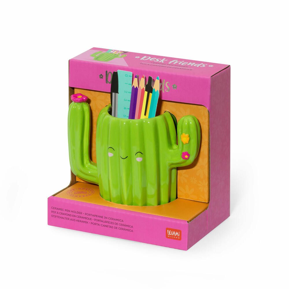 Legami Organizer Ceramic Pen Holder Desk Friends Cactus – Bild 4 von 4