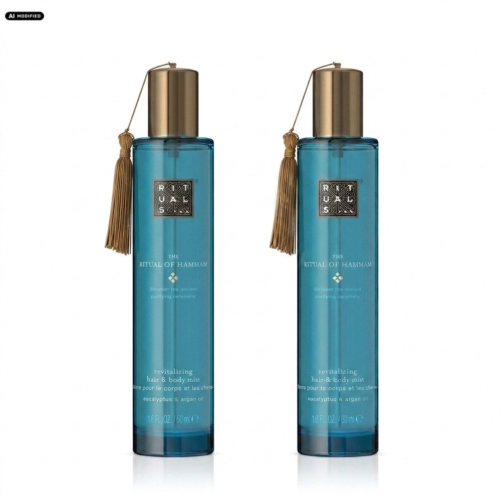 Rituals Körperspray Rituals The Ritual Of Hammam Hair & Body Mist 2er Set, 1-tlg., Praktisches 2er Set für Vorrat und unterwegs
