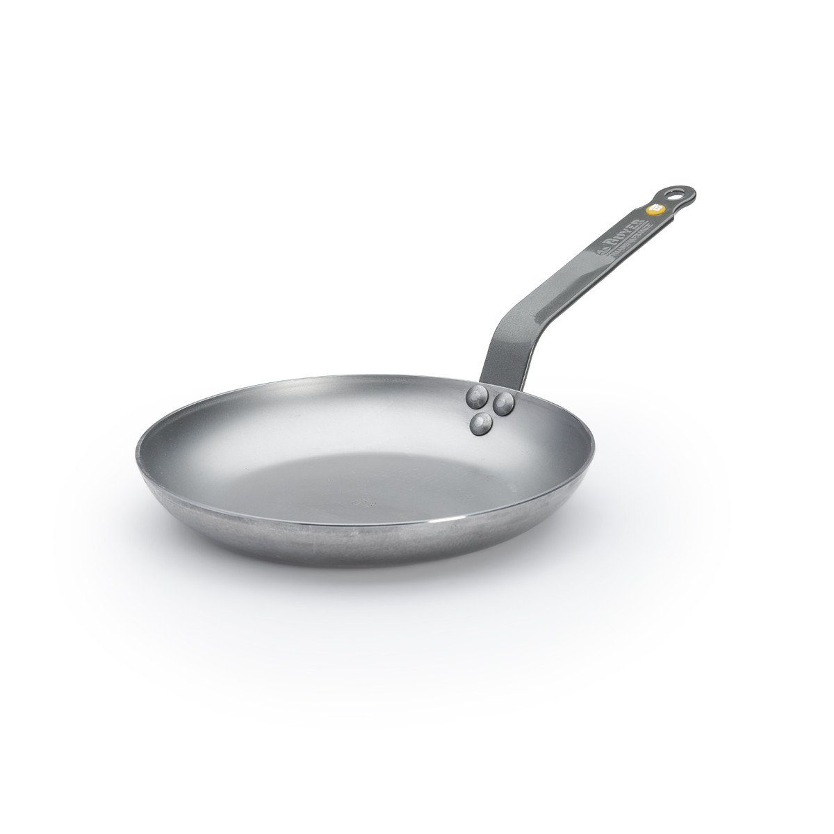 de Buyer Bratpfanne Mineral B, Omelettepfanne 24 cm - Eisen mit Bienenwachsbeschichtung -