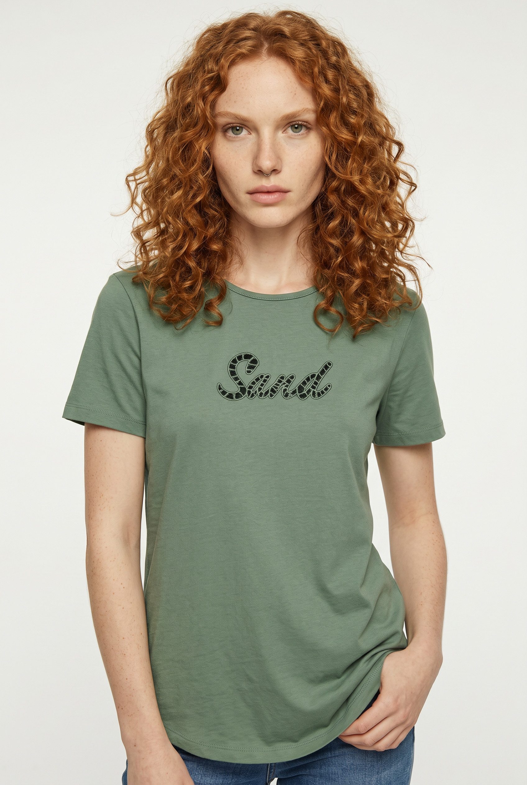 Vero Moda Kurzarmshirt VMMIRANDA SIF SS TOP BOX JRS Baumwolle, regular fit