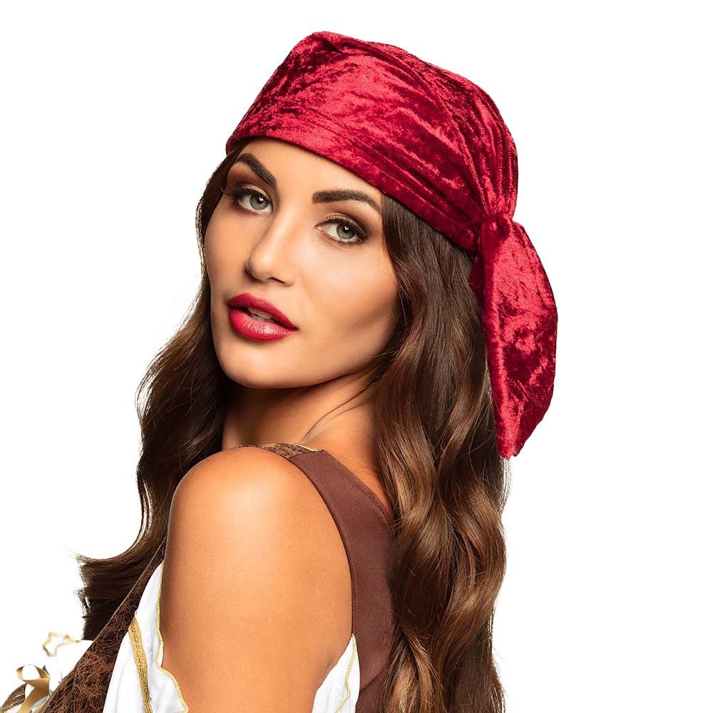 Boland Kostüm Piraten Kappe rot Damen